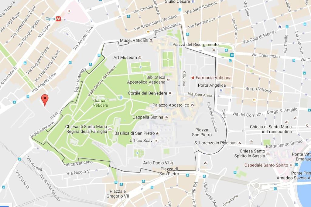 Il Pesco Al Vaticano Roma Ngoại thất bức ảnh